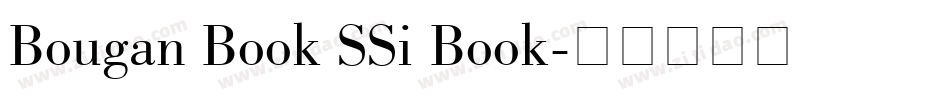 Bougan Book SSi Book字体转换